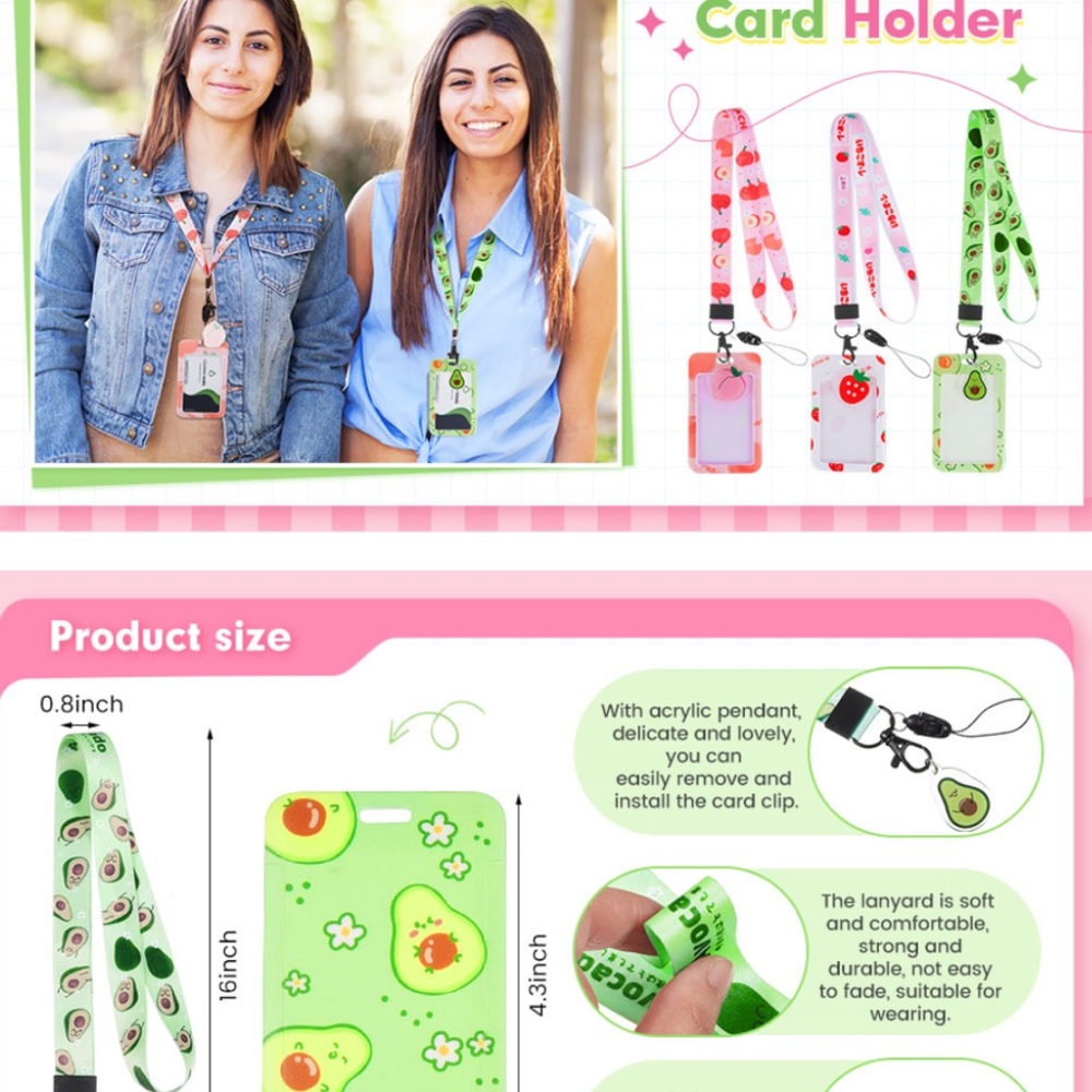 3 Pc Lanyard - Picture 3 of 3